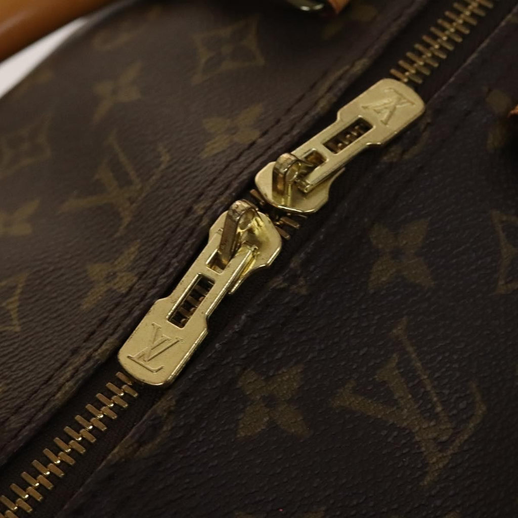 Louis Vuitton Keepall Bag Monogram Canvas Brown Canvas Travel Bag Bag (Pre-Owned)