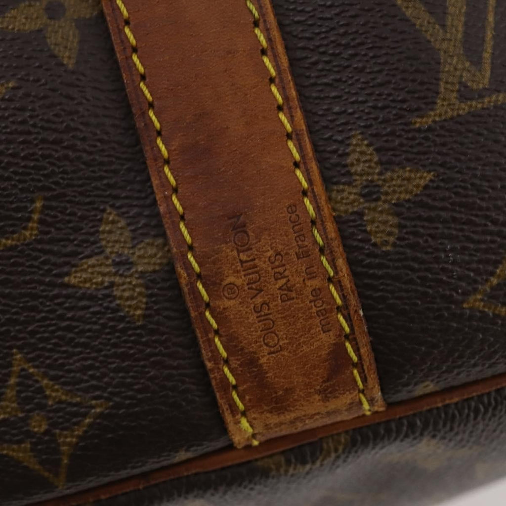 Louis Vuitton Keepall Bandouliere Bag Monogram Canvas Brown Canvas Travel Bag Bag (Pre-Owned)