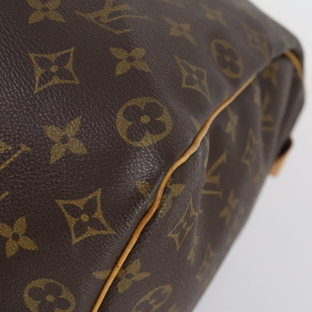 Louis Vuitton Keepall Bag Monogram Canvas Brown Canvas Travel Bag Bag (Pre-Owned)