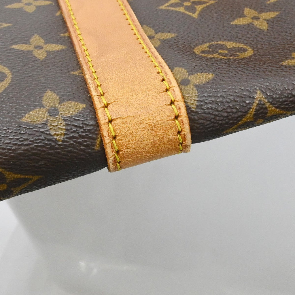 Louis Vuitton Keepall Bandouliere Bag Monogram Canvas Brown Canvas Travel Bag Bag (Pre-Owned)