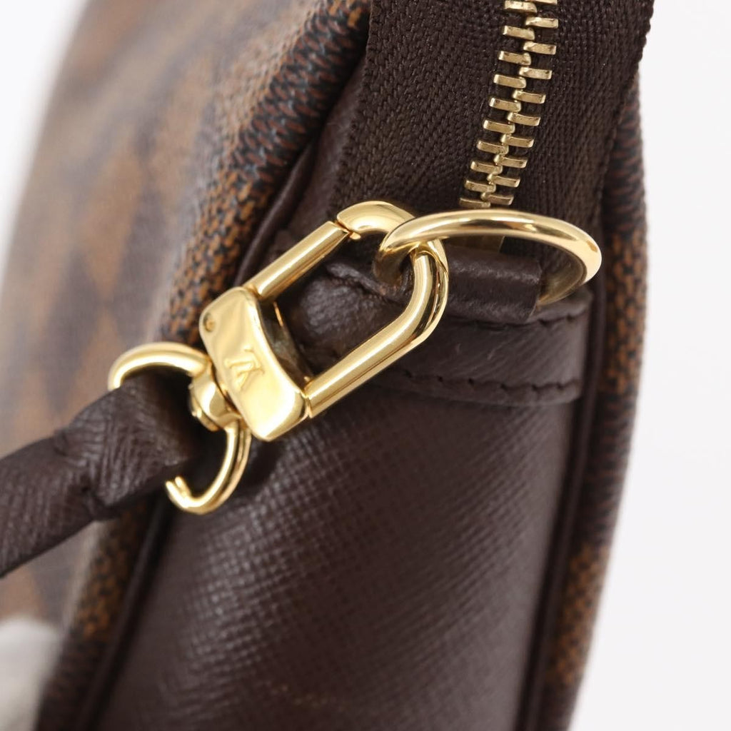 Louis Vuitton Trousse Make Up Bag Damier Canvas Brown Canvas Clutche & Pouche Bag (Pre-Owned)