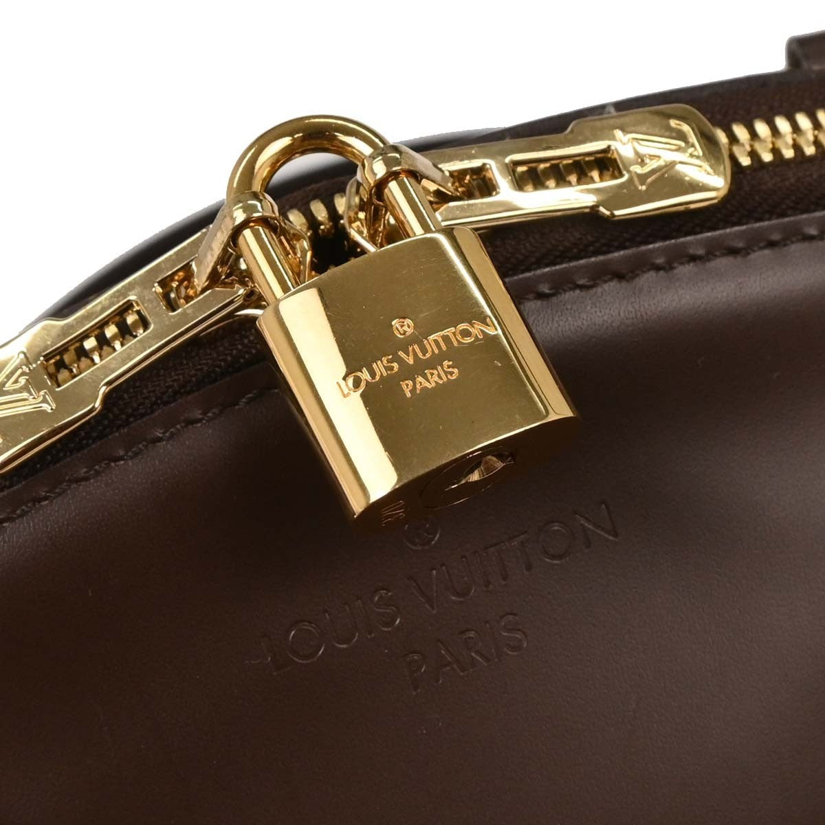 Louis Vuitton Verona Handbag Damier Brown Canvas Handbag (Pre-Owned)