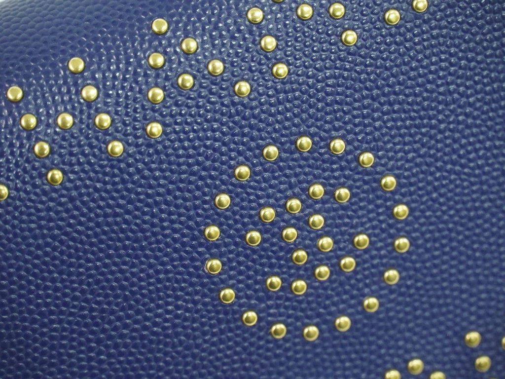 Chanel Deauville Flap Wallet Caviar Navy Leather Wallets Accessory (Pre-Owned)