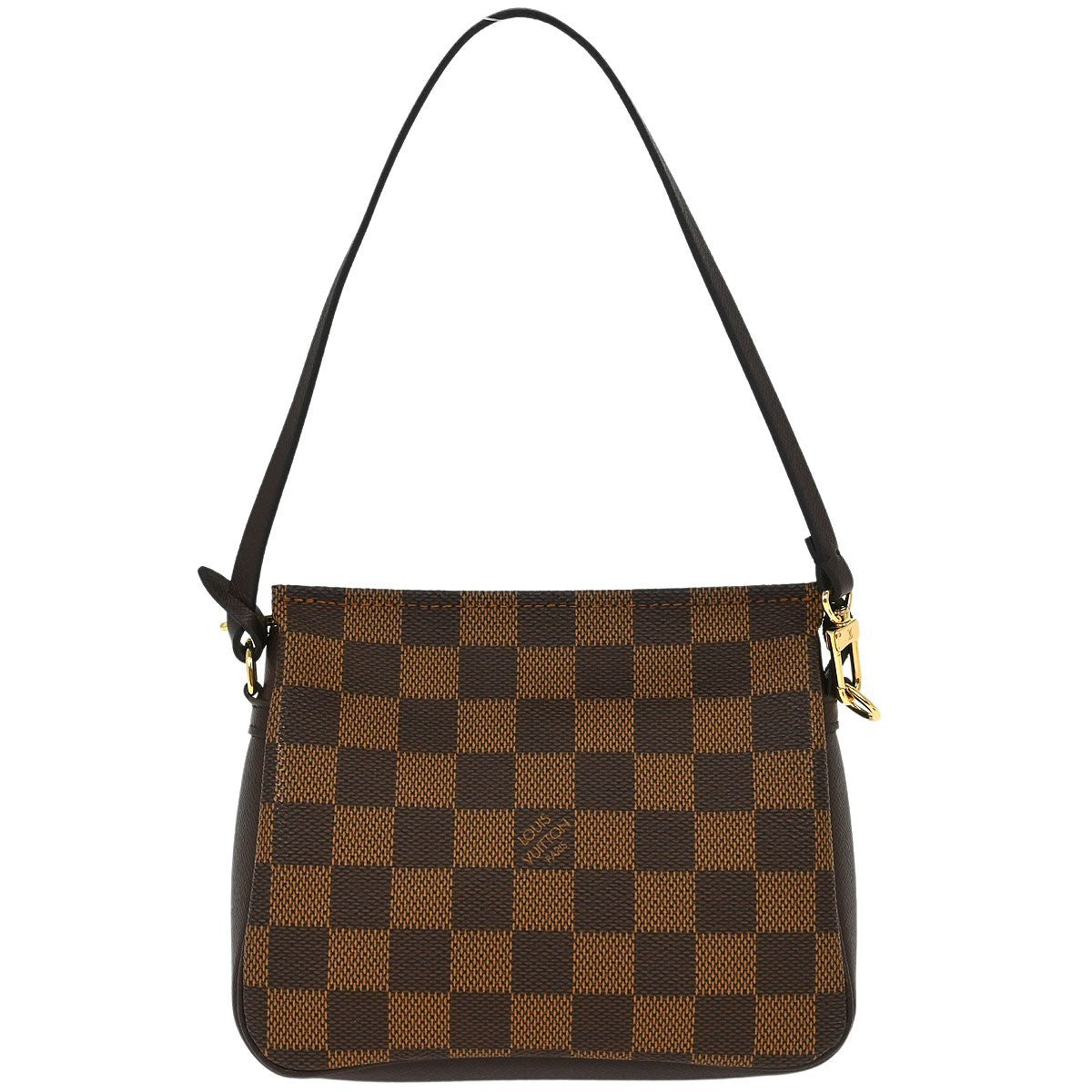 Louis Vuitton Trousse Make Up Bag Damier Canvas Brown Canvas Handbag (Pre-Owned)