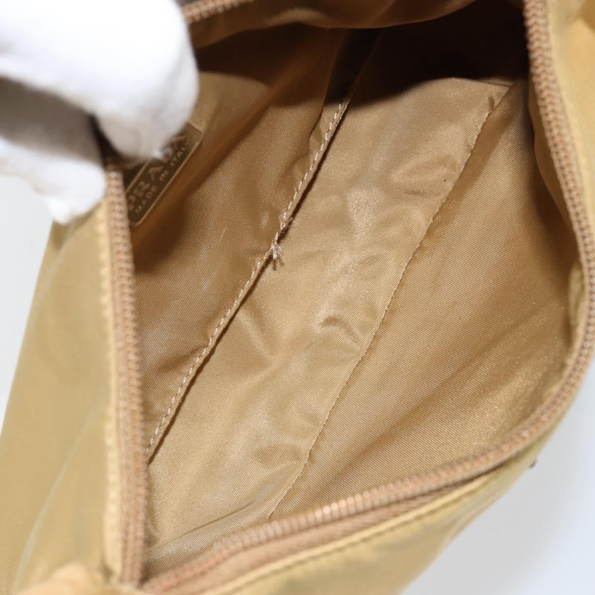 Prada Re-Edition 2000 Hobo Tessuto Beige Nylon Clutche & Pouche Bag (Pre-Owned)