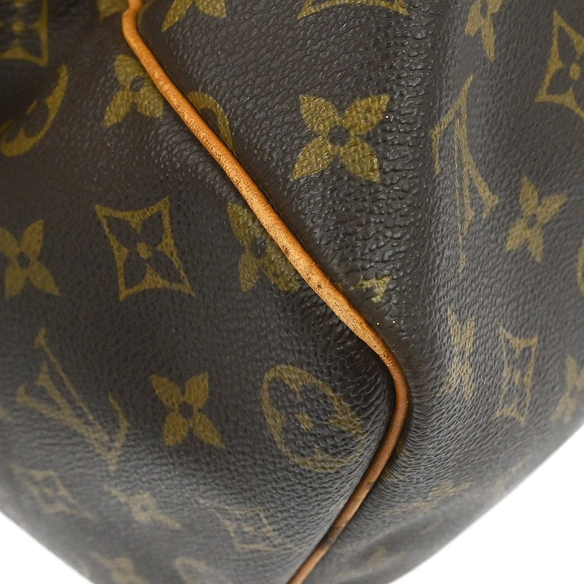 Louis Vuitton Keepall Bag Monogram Canvas Brown Canvas Travel Bag Bag (Pre-Owned)