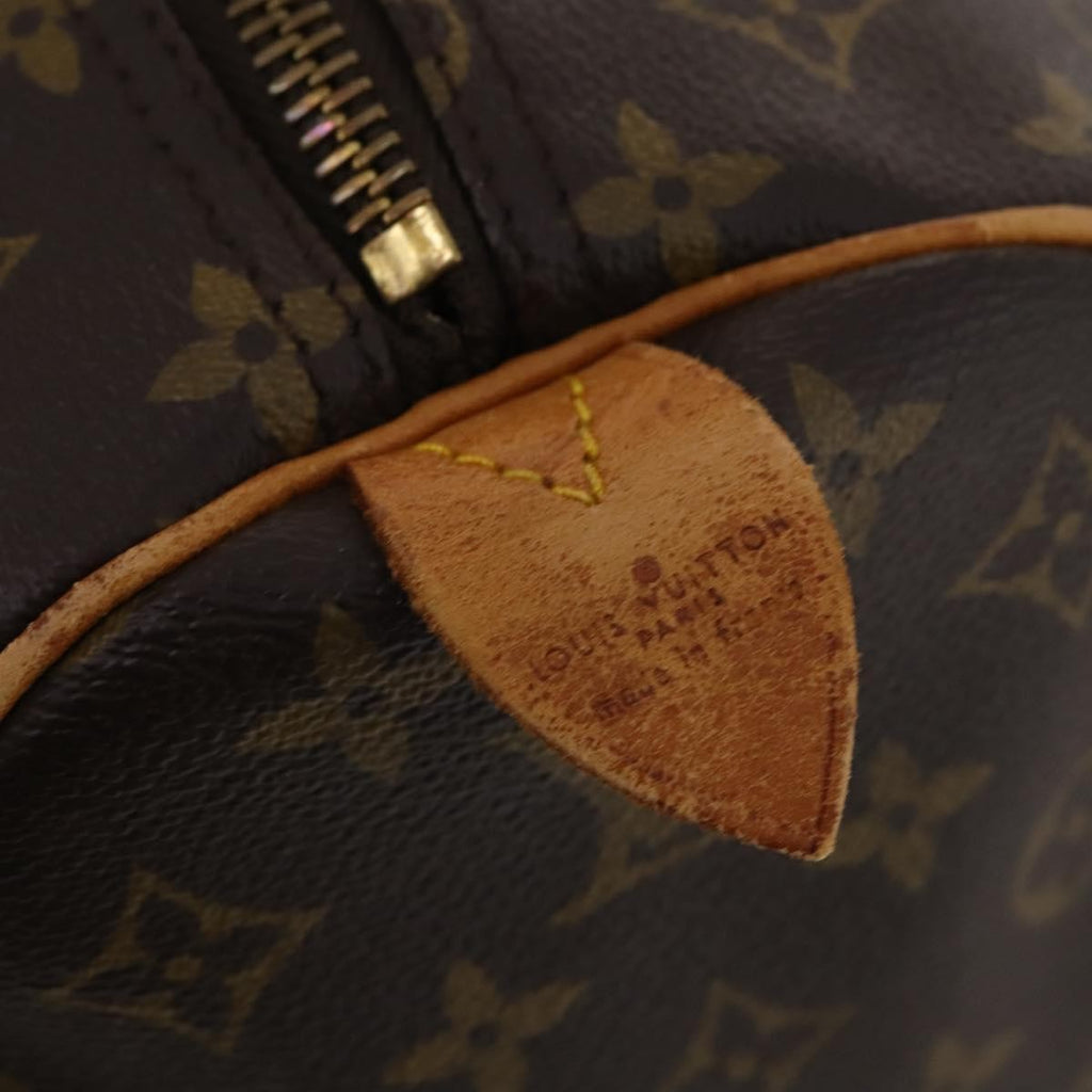 Louis Vuitton Keepall Bag Monogram Canvas Brown Canvas Travel Bag Bag (Pre-Owned)