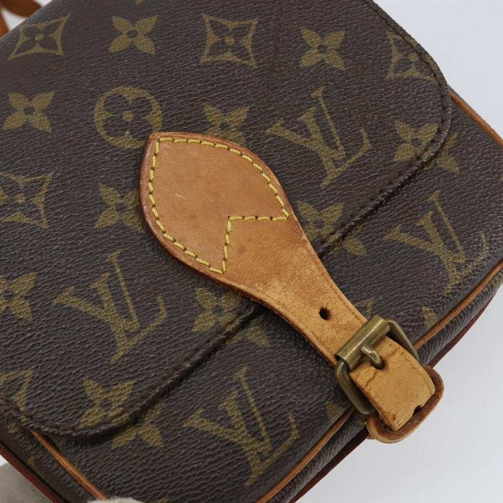 Louis Vuitton Cartouchiere Handbag Monogram Canvas Brown Canvas Shoulder Bag Bag (Pre-Owned)