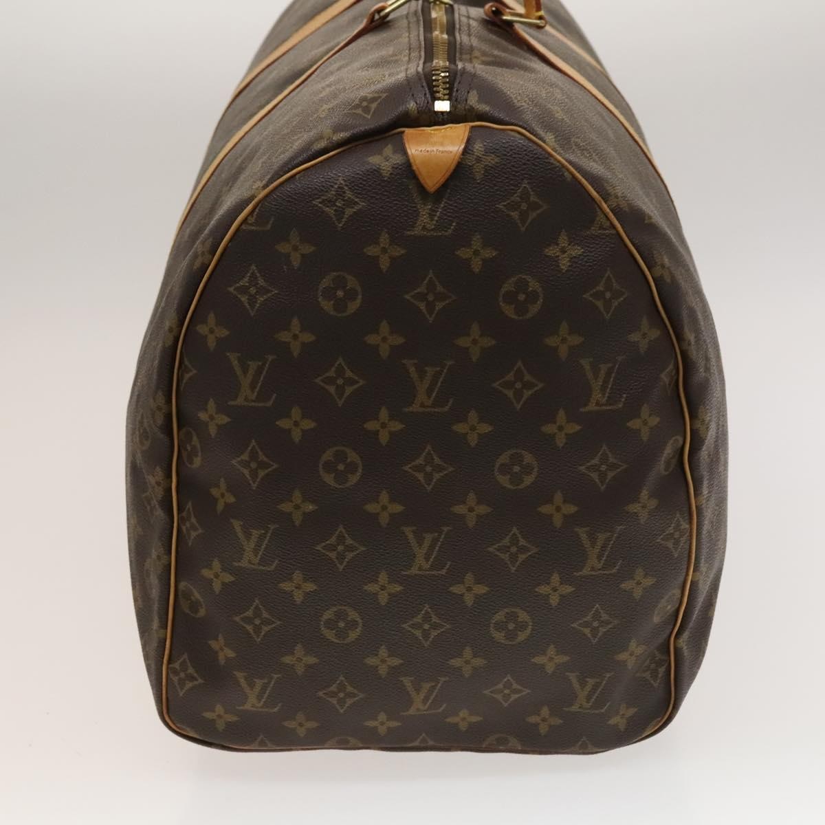 Louis Vuitton Keepall Bag Monogram Canvas Brown Canvas Travel Bag Bag (Pre-Owned)