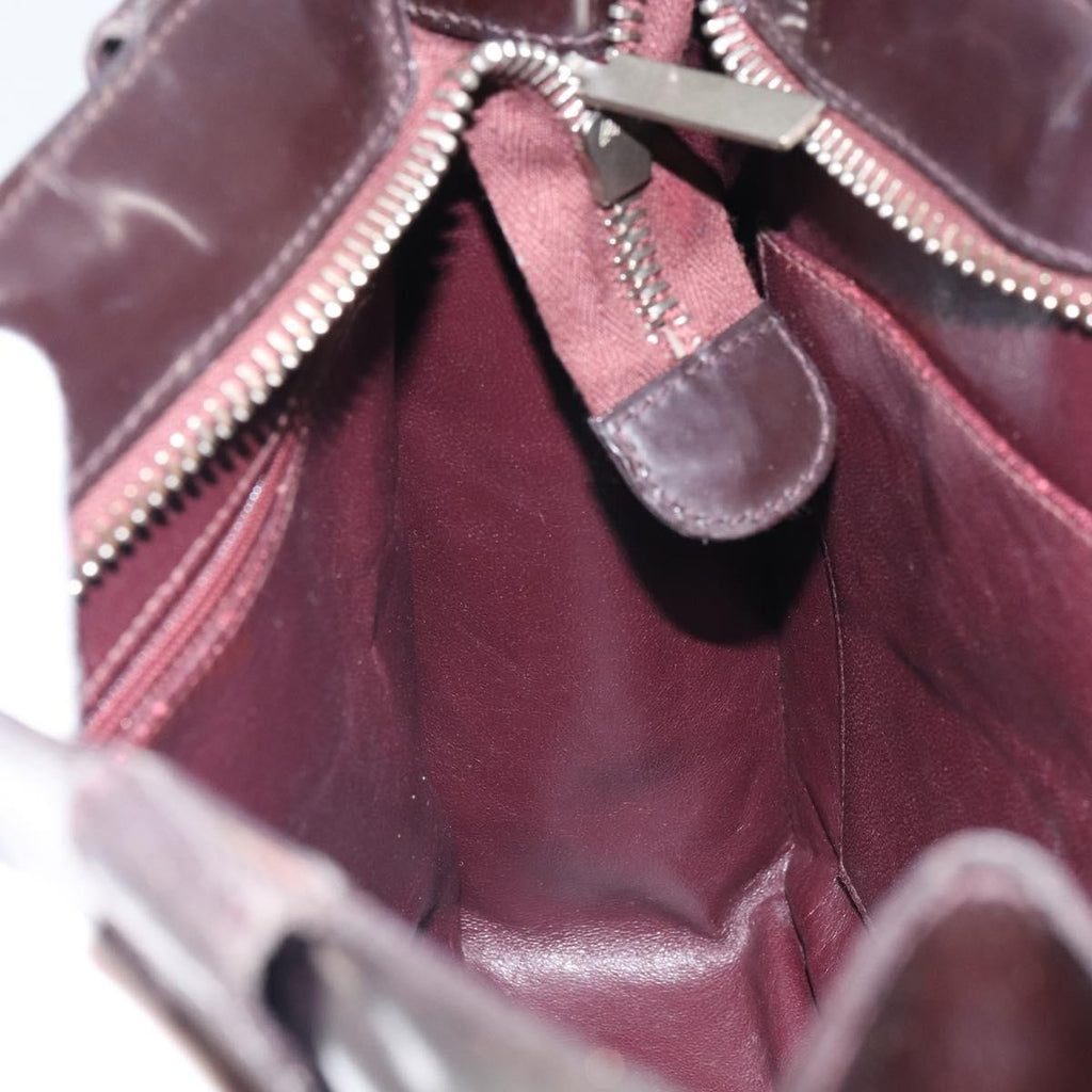 Chanel Vintage Tote Patent Leather Brown Patent_Leather Tote Bag Bag (Pre-Owned)
