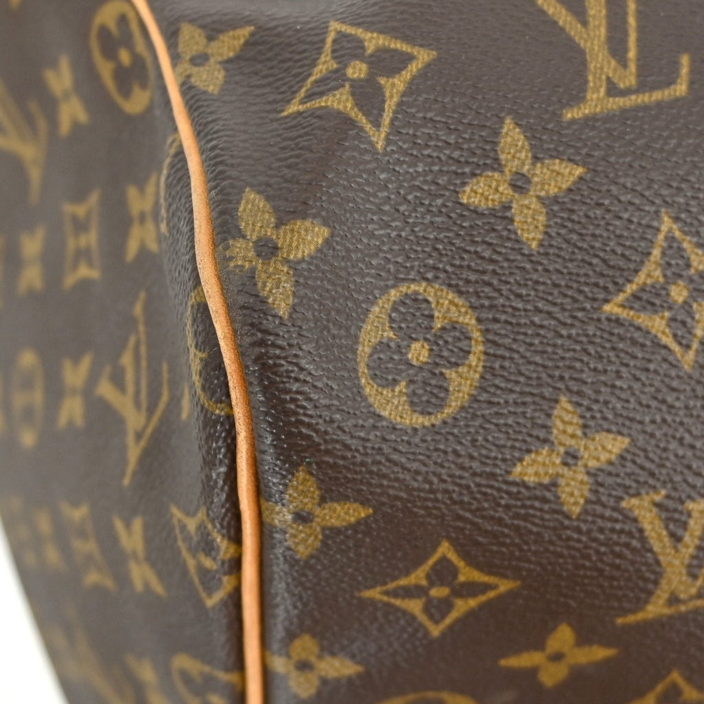 Louis Vuitton Keepall Bag Monogram Canvas Brown Canvas Travel Bag Bag (Pre-Owned)