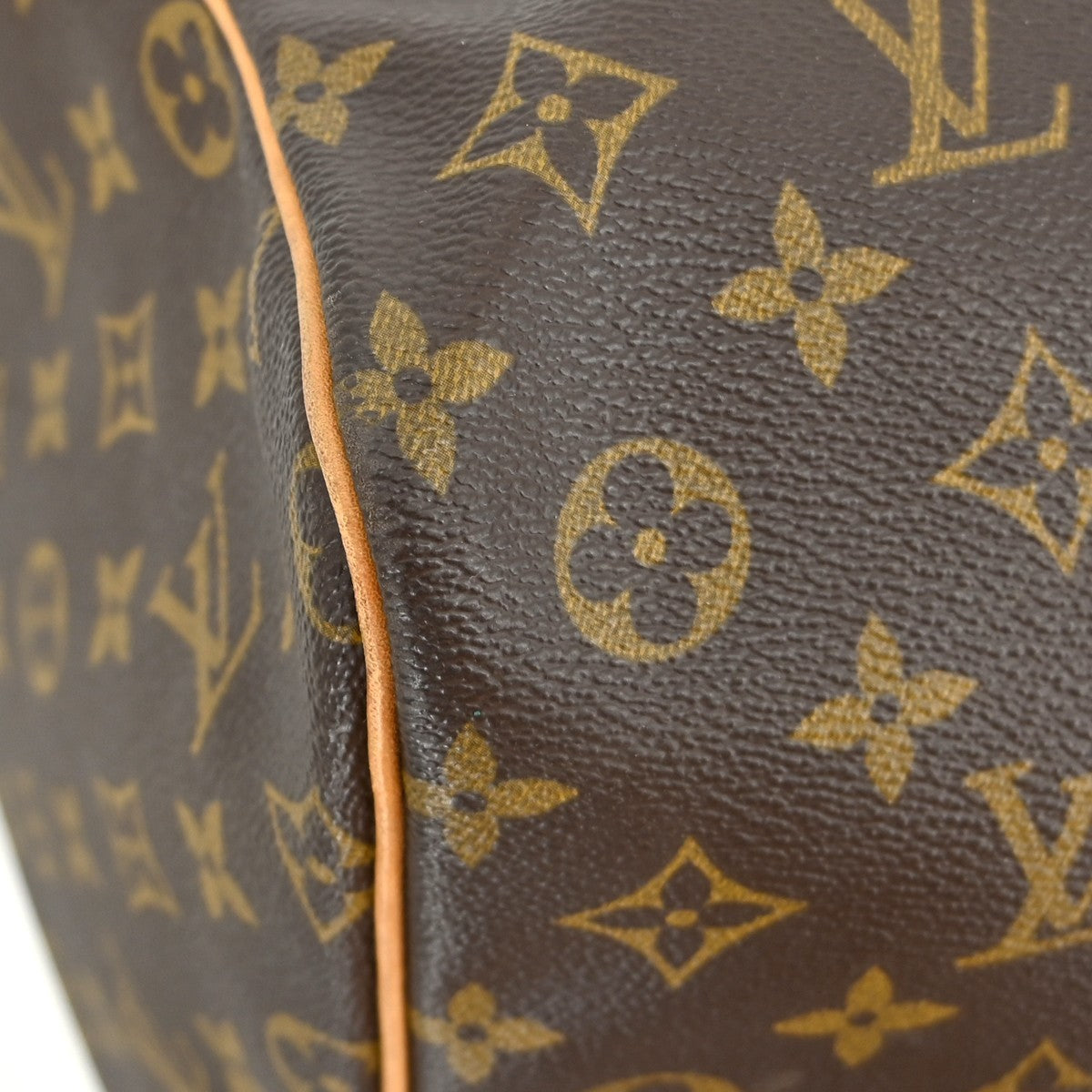 Louis Vuitton Keepall Bag Monogram Canvas Brown Canvas Travel Bag Bag (Pre-Owned)