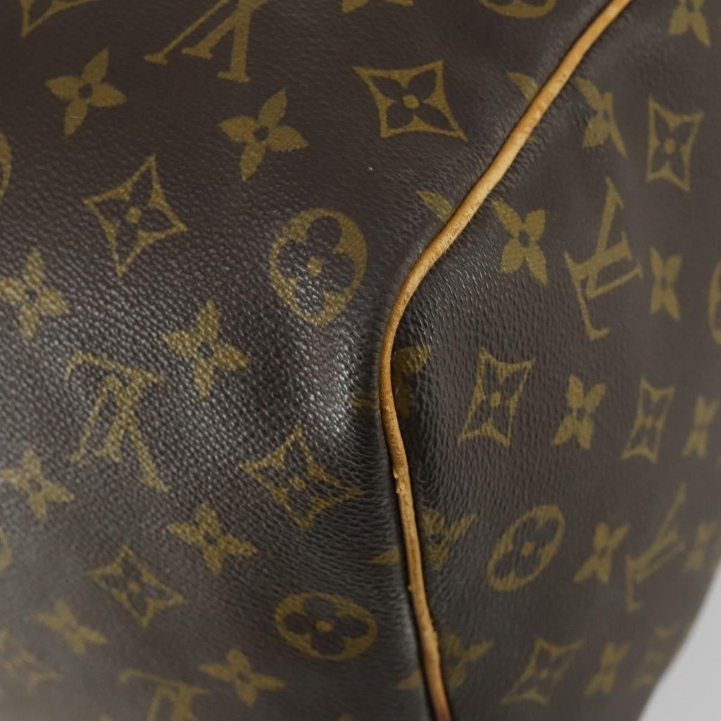 Louis Vuitton Keepall Bag Monogram Canvas Brown Canvas Travel Bag Bag (Pre-Owned)