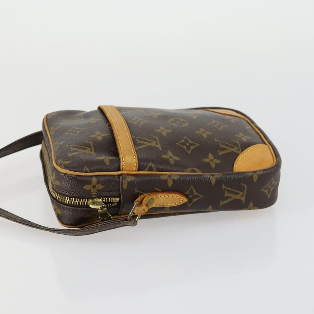 Louis Vuitton Danube Handbag Monogram Canvas Brown Canvas Shoulder Bag Bag (Pre-Owned)