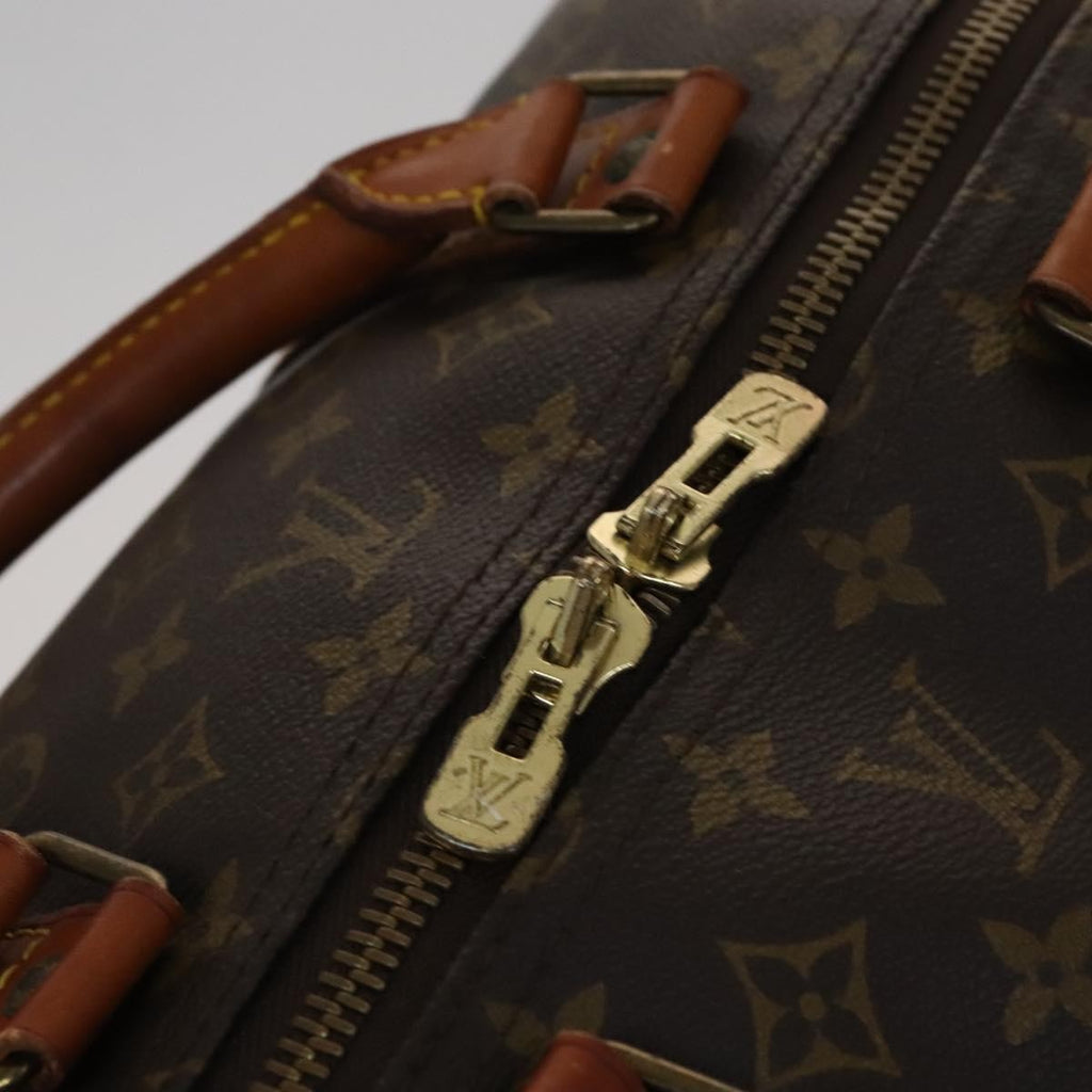 Louis Vuitton Keepall Bandouliere Bag Monogram Canvas Brown Canvas Travel Bag Bag (Pre-Owned)