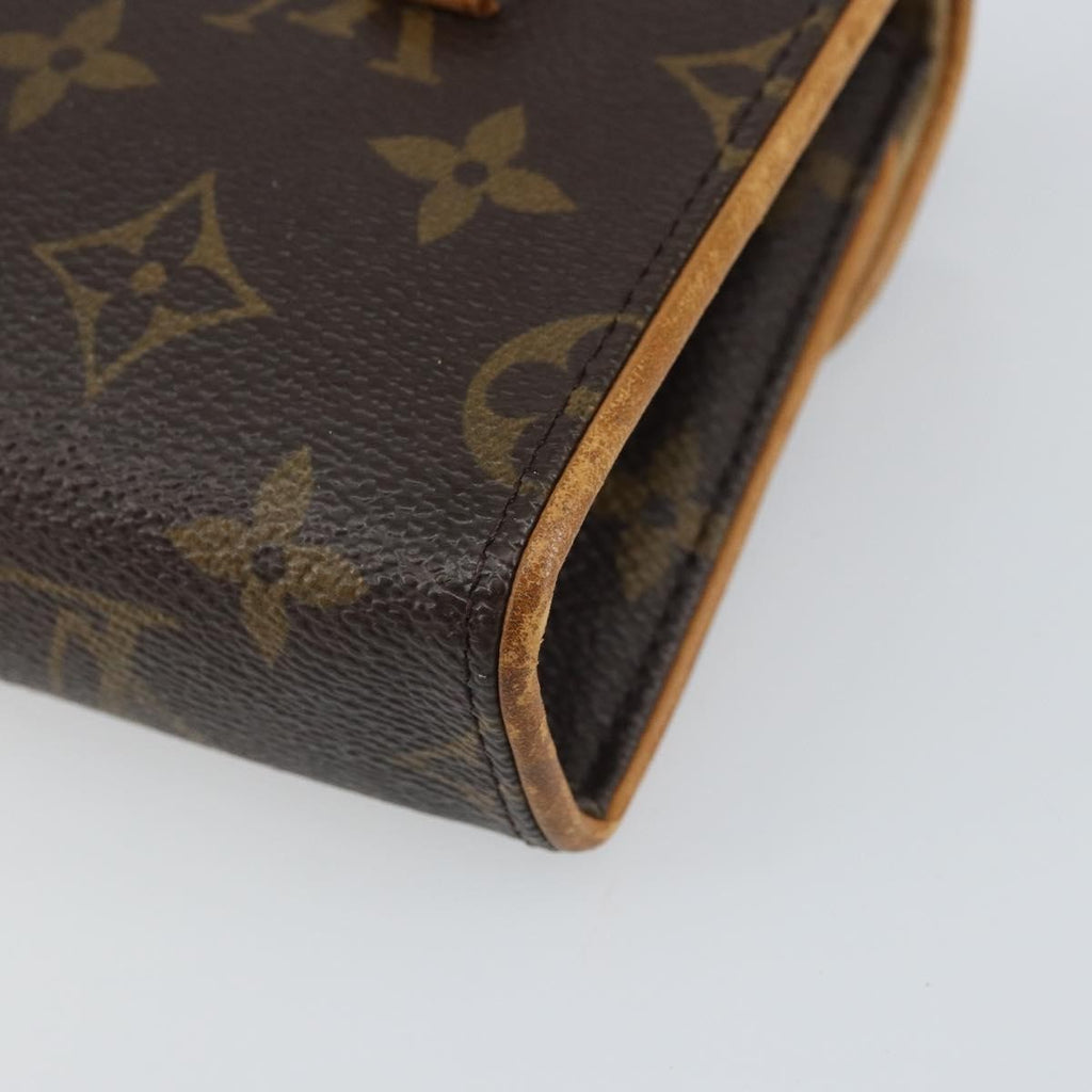 Louis Vuitton Florentine Waist Bag Monogram Canvas Brown Canvas Clutche & Pouche Bag (Pre-Owned)
