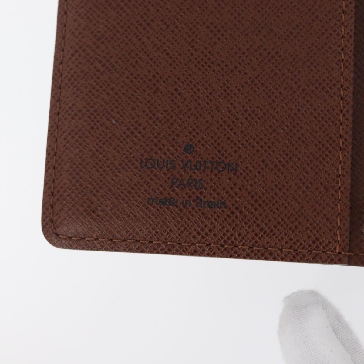 Louis Vuitton Agenda Cover Monogram Panda Brown Canvas Wallets Accessory (Pre-Owned)