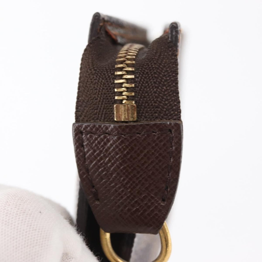Louis Vuitton Marais Bucket Zip Pouch Damier Brown Canvas Clutche & Pouche Bag (Pre-Owned)