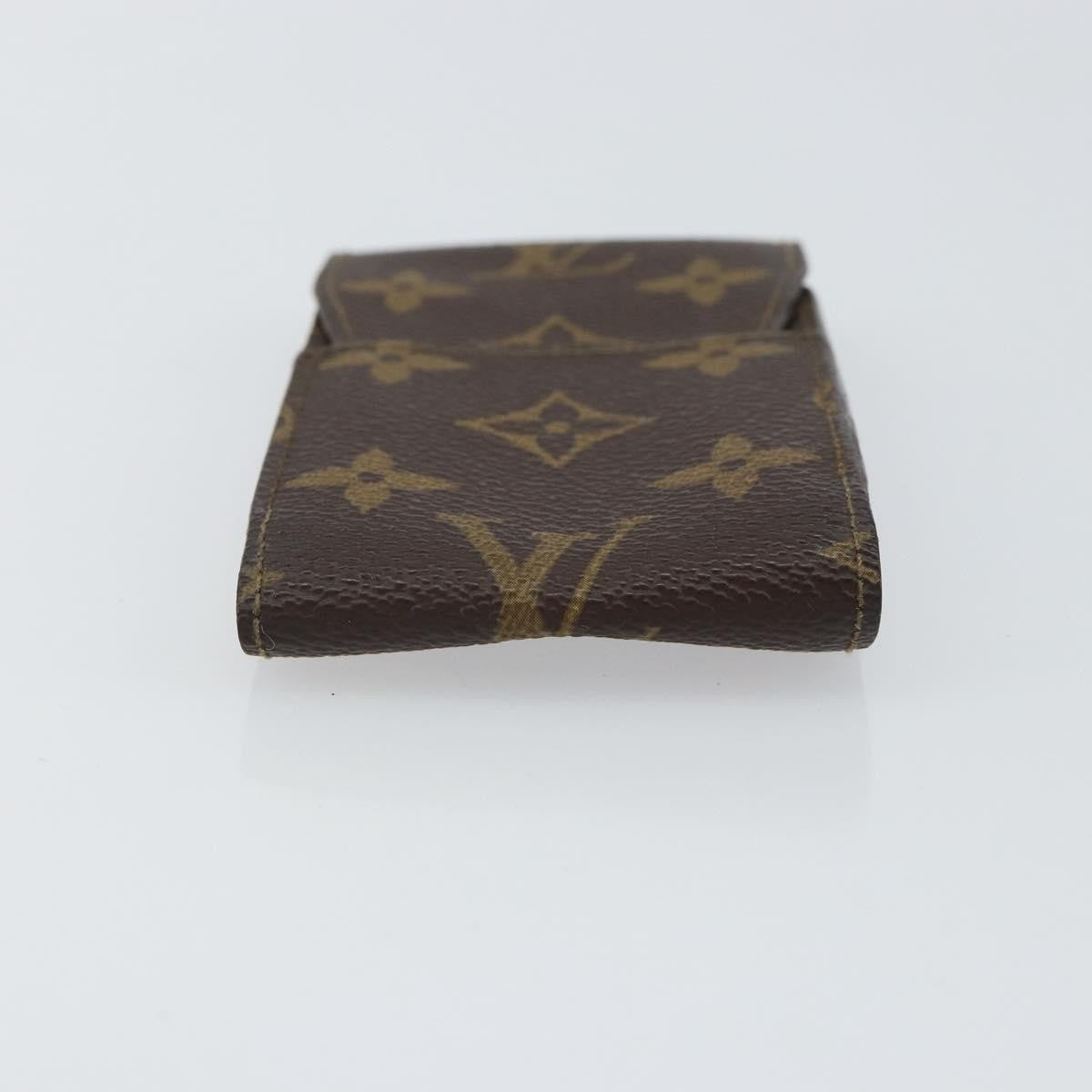Louis Vuitton Etui Cigarette Case Monogram Canvas Brown Canvas Wallets Accessory (Pre-Owned)