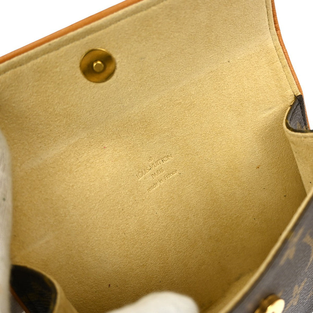 Louis Vuitton Florentine Waist Bag Monogram Canvas Brown Canvas Clutche & Pouche Bag (Pre-Owned)