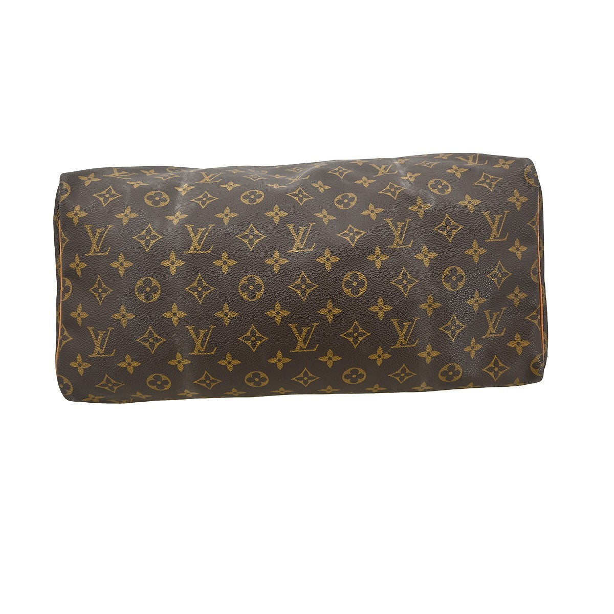 Louis Vuitton Speedy Handbag Monogram Canvas Brown Canvas,Leather Handbag (Pre-Owned)