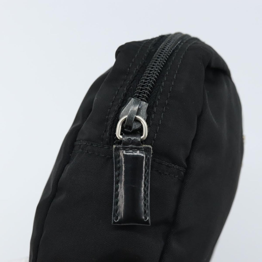 Prada Vintage Pouch Tessuto Black Nylon Clutche & Pouche Bag (Pre-Owned)
