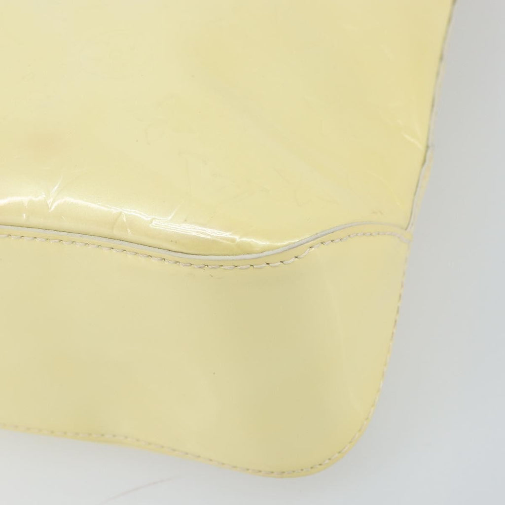 Louis Vuitton Brentwood Handbag Monogram Vernis Yellow Patent_Leather Tote Bag Bag (Pre-Owned)