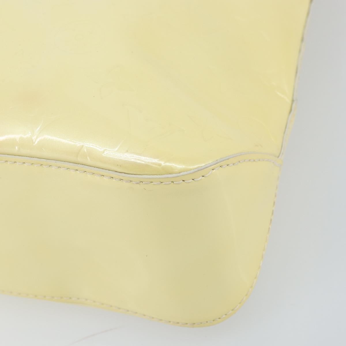 Louis Vuitton Brentwood Handbag Monogram Vernis Yellow Patent_Leather Tote Bag Bag (Pre-Owned)