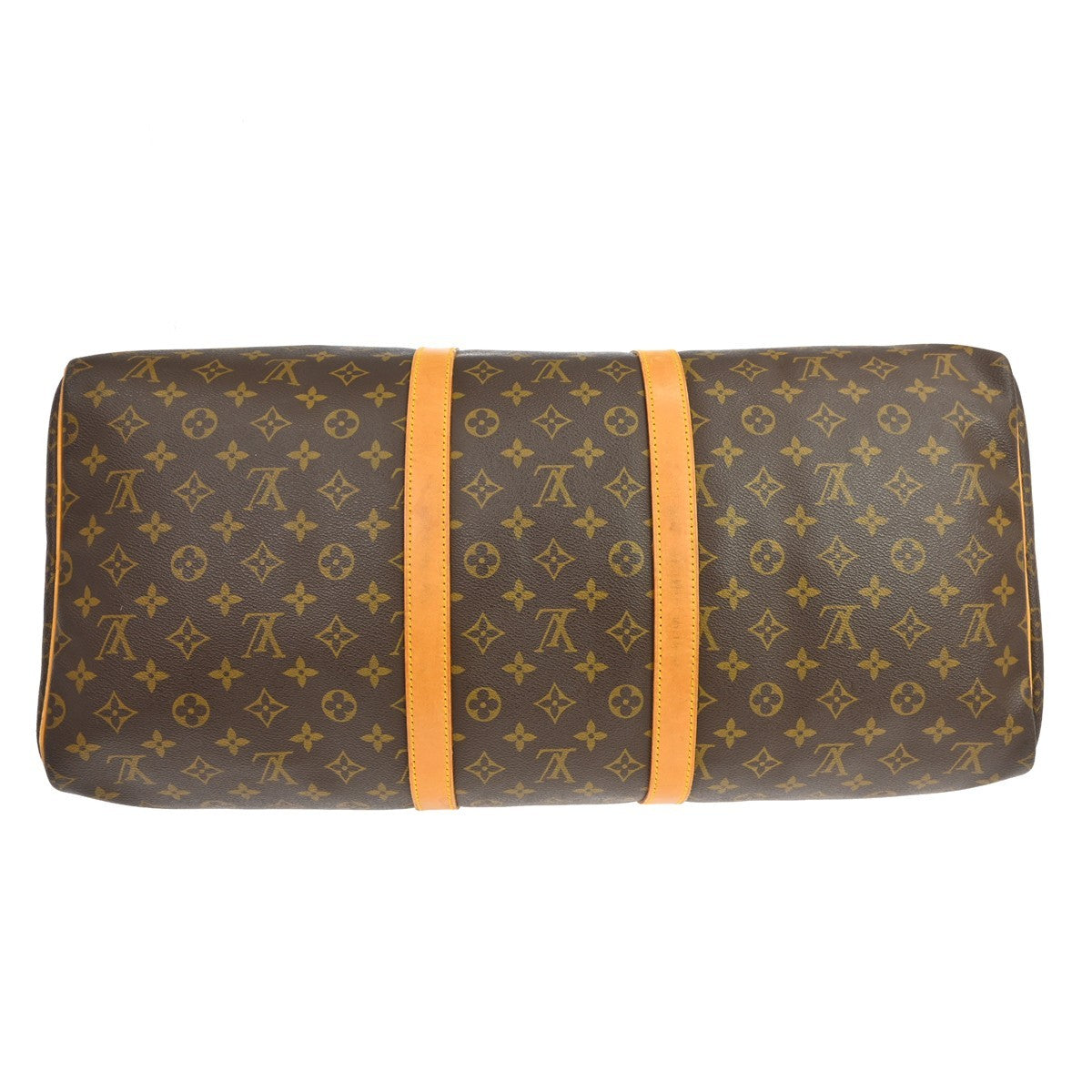 Louis Vuitton Keepall Bag Monogram Canvas Brown Canvas Travel Bag Bag (Pre-Owned)