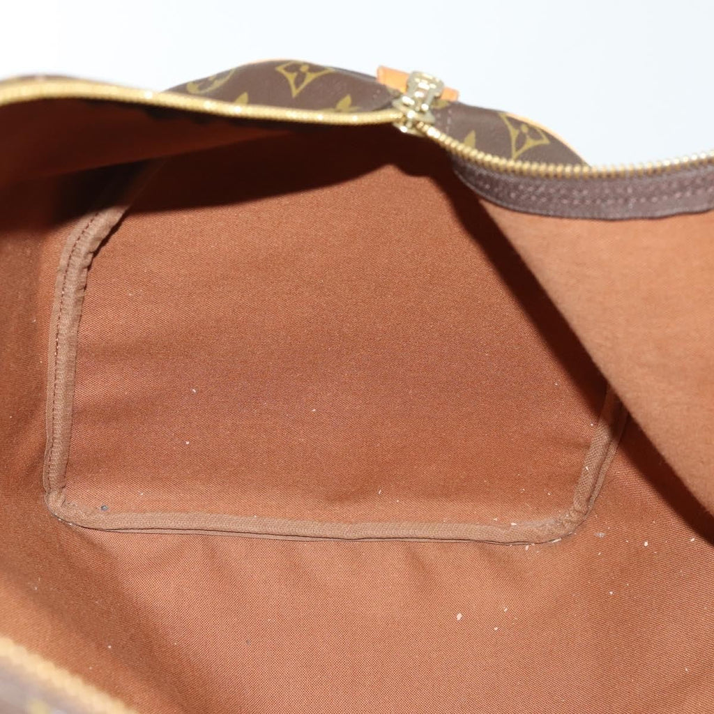 Louis Vuitton Keepall Bag Monogram Canvas Brown Canvas Travel Bag Bag (Pre-Owned)