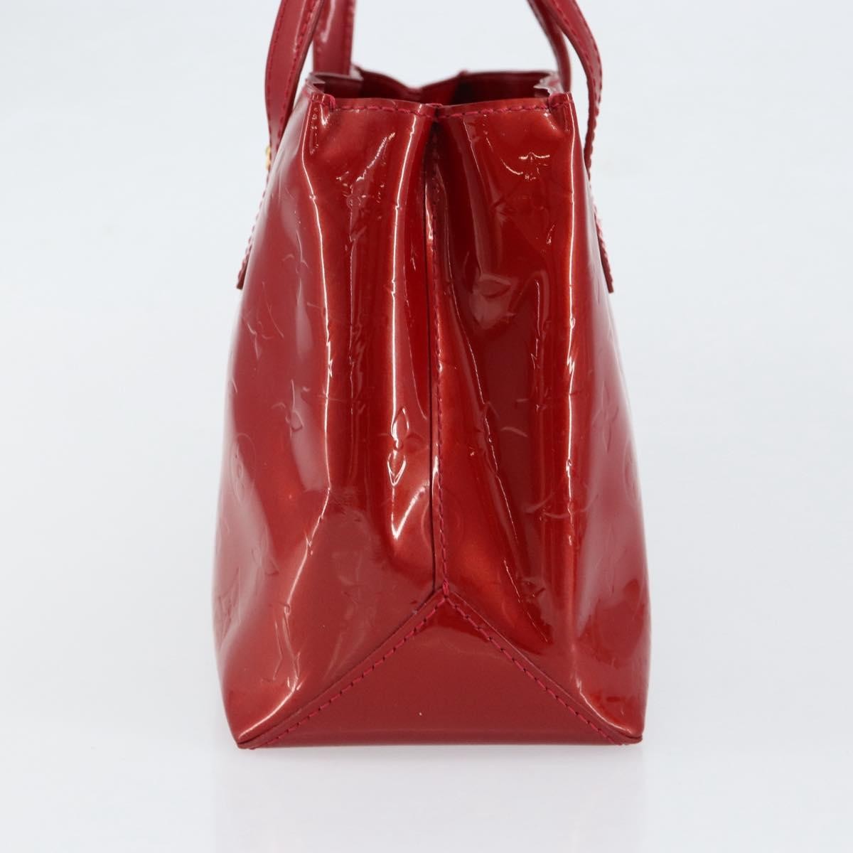 Louis Vuitton Wilshire Handbag Monogram Vernis Red Patent_Leather Handbag (Pre-Owned)