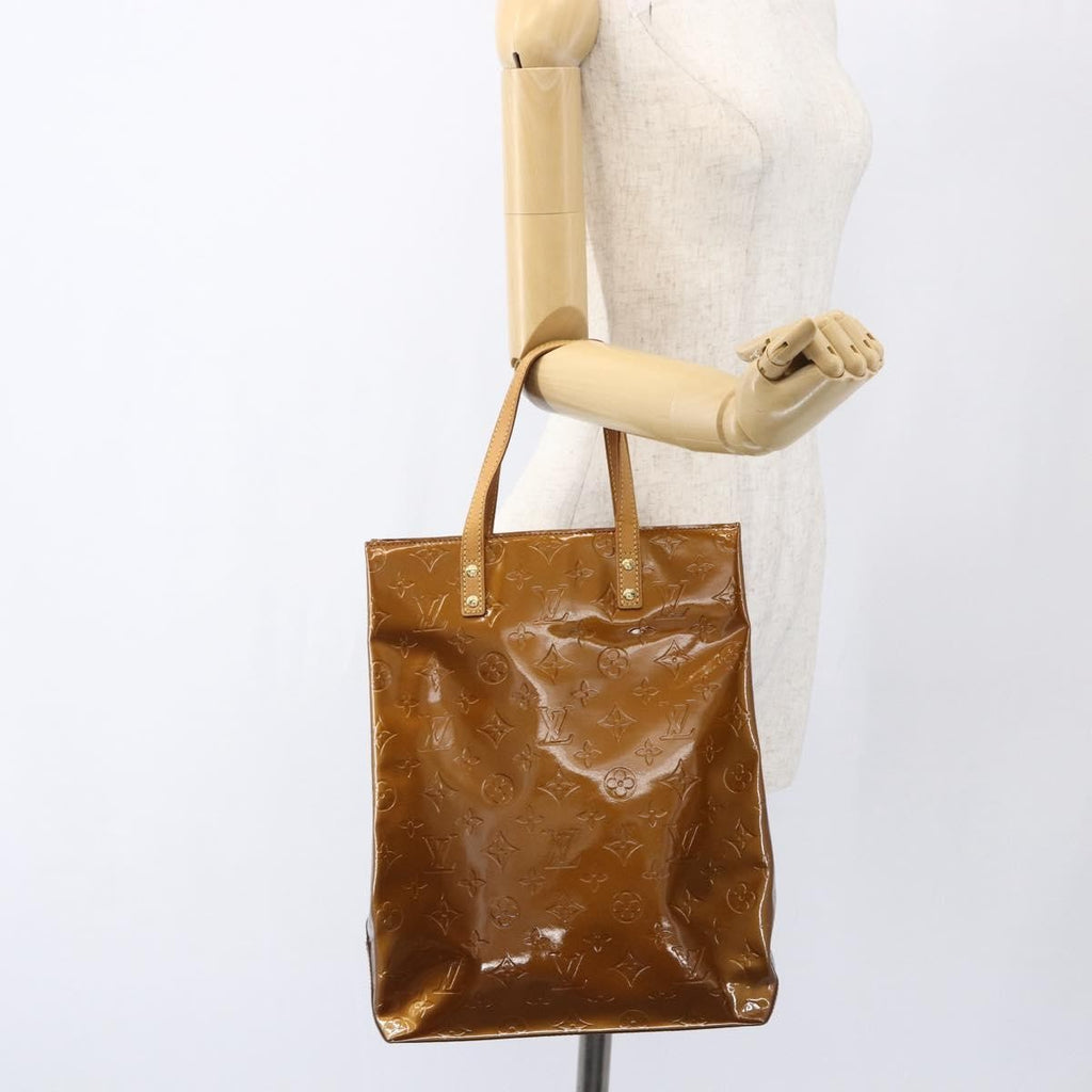 Louis Vuitton Reade Handbag Monogram Vernis Brown Patent_Leather Tote Bag Bag (Pre-Owned)