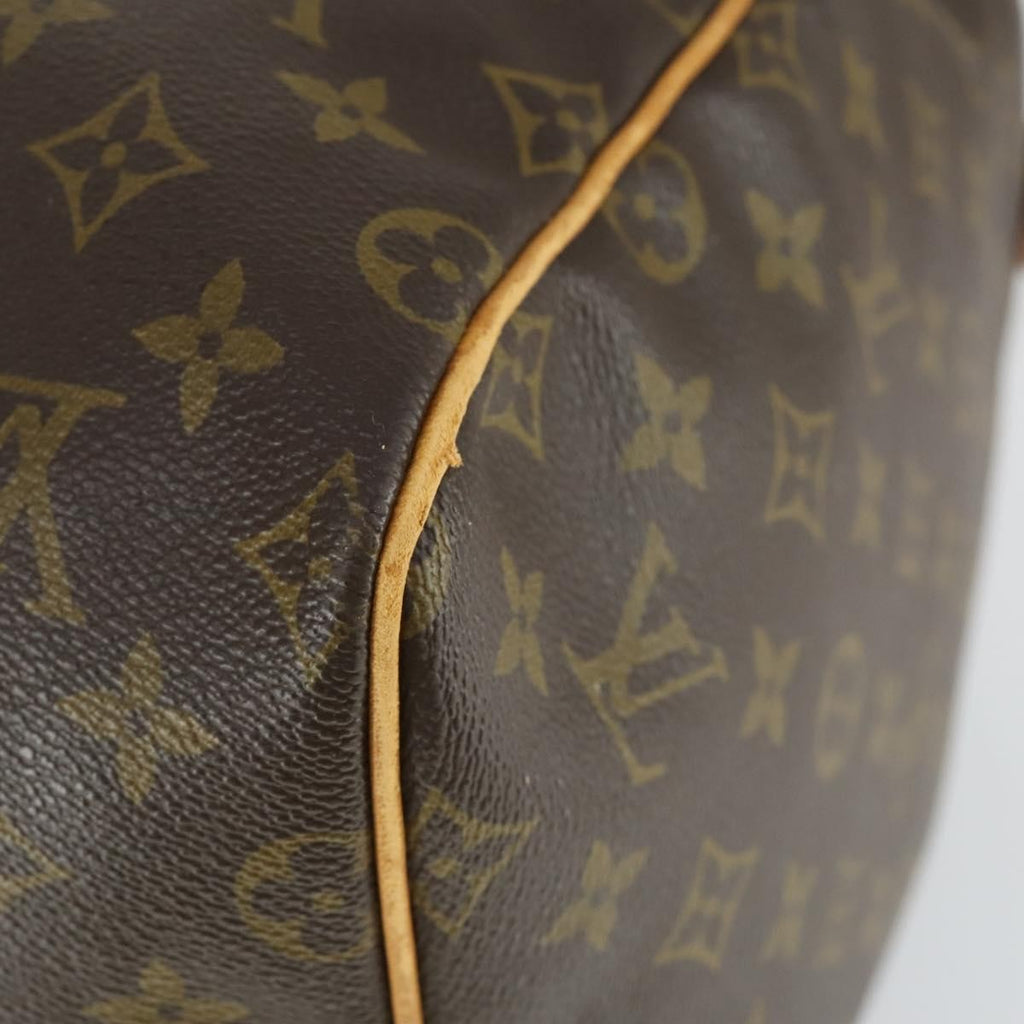 Louis Vuitton Keepall Bag Monogram Canvas Brown Canvas Travel Bag Bag (Pre-Owned)