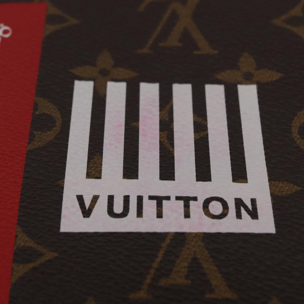 Louis Vuitton Double Flat Messenger Bag Limited Edition Logo Story Monogram Canvas And Denim Multicolour Canvas Shoulder Bag Bag (Pre-Owned)