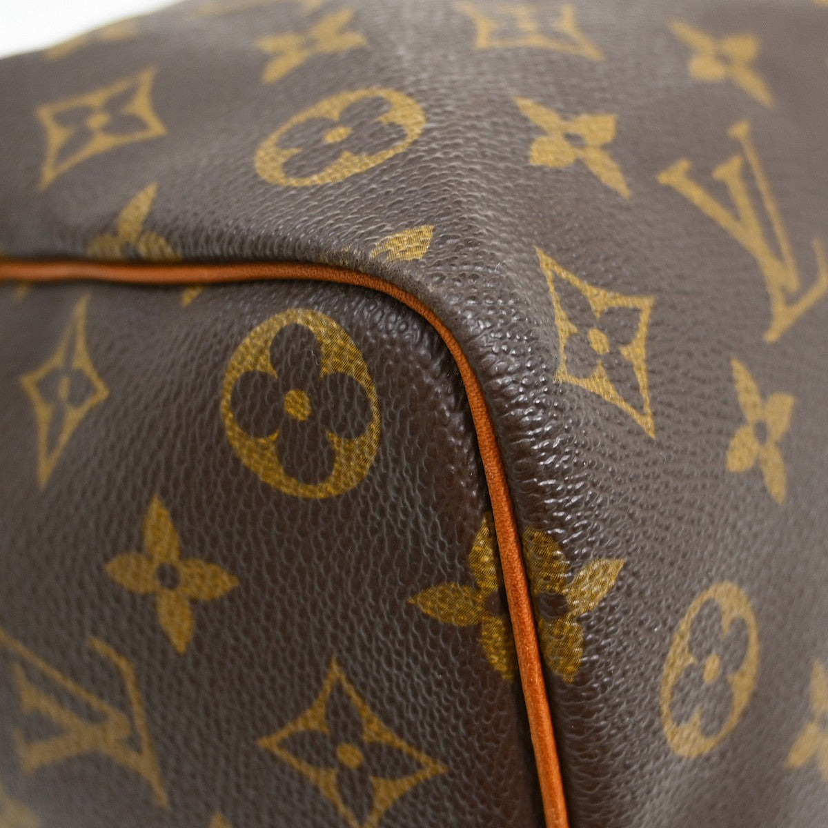 Louis Vuitton Speedy Handbag Monogram Canvas Brown Canvas Handbag (Pre-Owned)