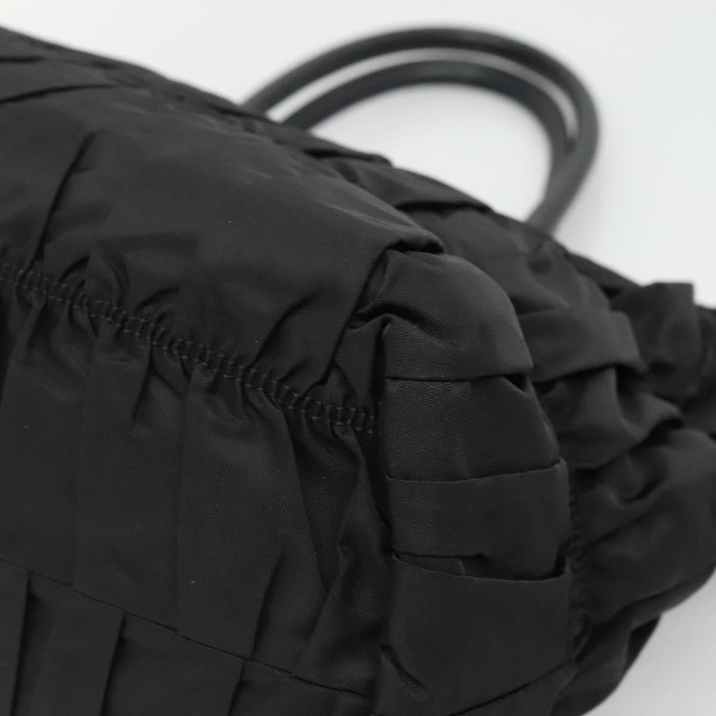 Prada Gaufre Tote Tessuto Black Nylon Bag (Pre-Owned)