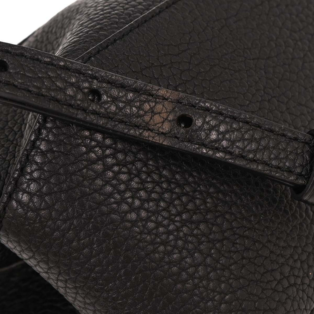 Louis Vuitton Volta Handbag Leather Black Leather Handbag (Pre-Owned)