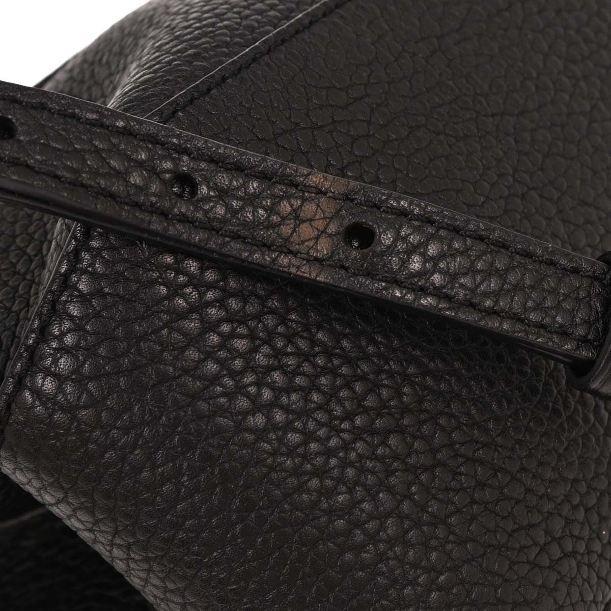 Louis Vuitton Volta Handbag Leather Black Leather Handbag (Pre-Owned)