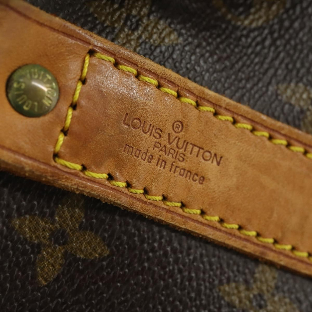 Louis Vuitton Keepall Bandouliere Bag Monogram Canvas Brown Canvas Travel Bag Bag (Pre-Owned)