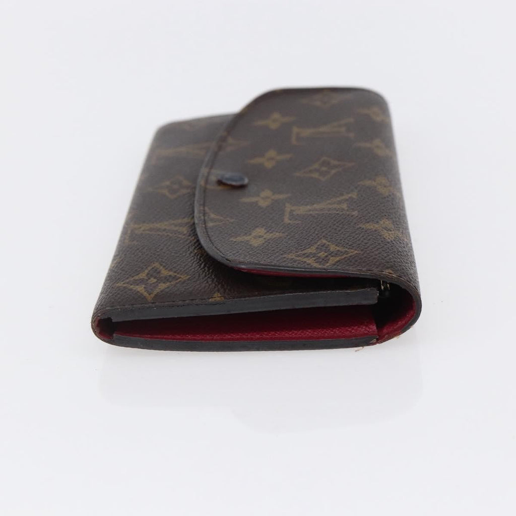 Louis Vuitton Emilie Wallet Monogram Canvas Brown Canvas Wallets Accessory (Pre-Owned)