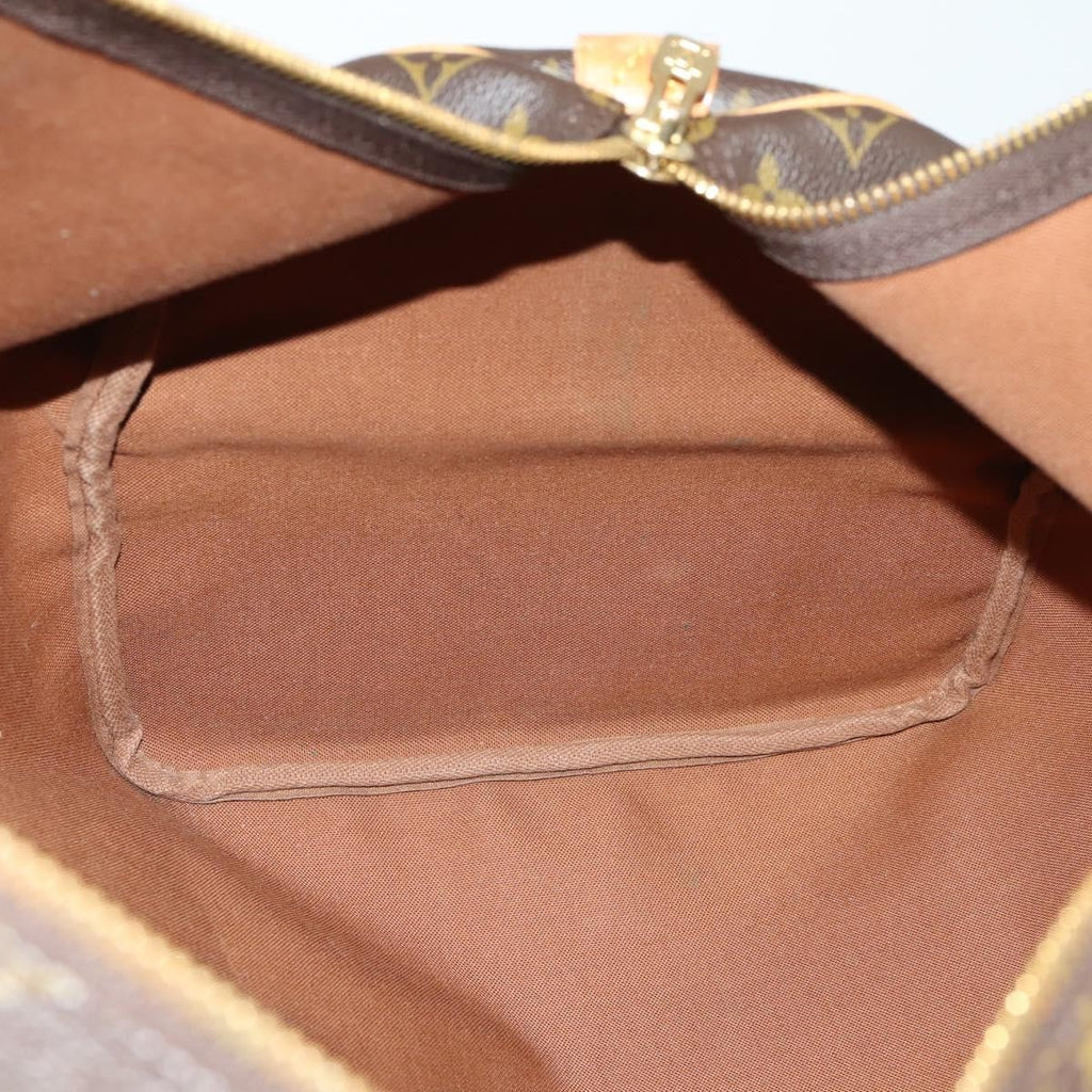 Louis Vuitton Keepall Bag Monogram Canvas Brown Canvas Travel Bag Bag (Pre-Owned)