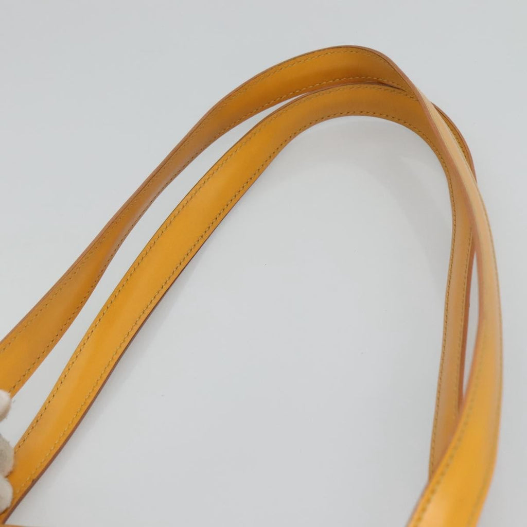 Louis Vuitton Saint Jacques Handbag Epi Leather Yellow Leather Shoulder Bag Bag (Pre-Owned)