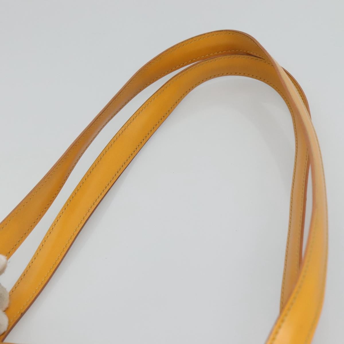 Louis Vuitton Saint Jacques Handbag Epi Leather Yellow Leather Shoulder Bag Bag (Pre-Owned)
