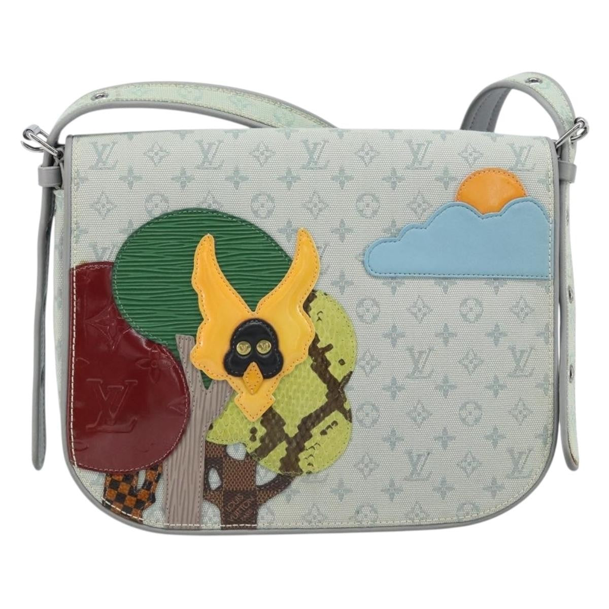 Louis Vuitton Conte De Fees Musette Shoulder Bag Monogram Patchwork Gray Canvas Shoulder Bag Bag (Pre-Owned)