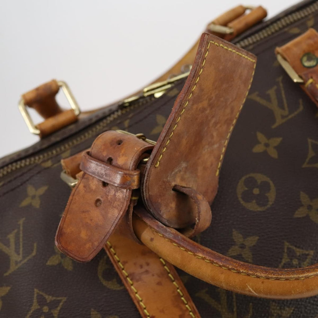 Louis Vuitton Keepall Bag Monogram Canvas Brown Canvas Travel Bag Bag (Pre-Owned)