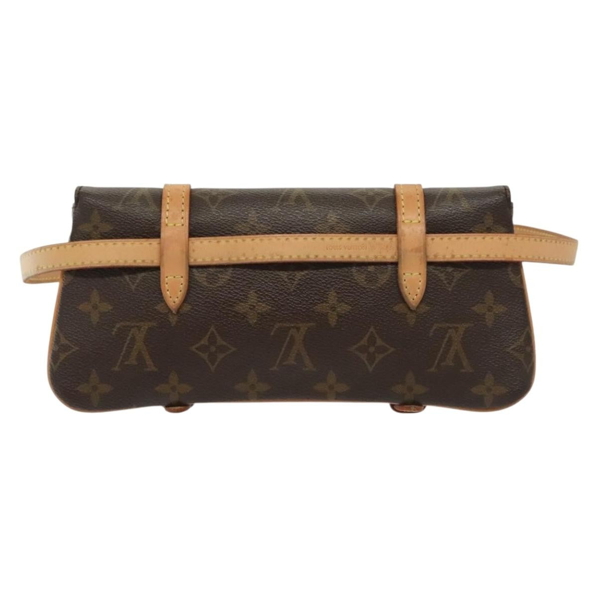 Louis Vuitton Marelle Waist Bag Monogram Canvas Brown Canvas Bag (Pre-Owned)