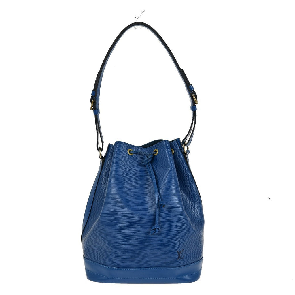 Louis Vuitton Noe Handbag Epi Leather Blue Leather Shoulder Bag Bag (Pre-Owned)