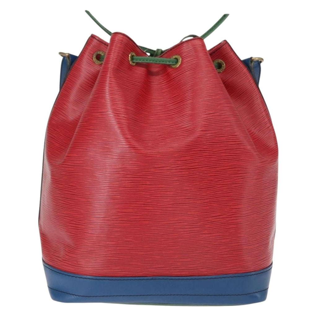 Louis Vuitton Tricolor Noe Handbag Epi Leather Red Leather Shoulder Bag Bag (Pre-Owned)