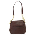 Prada Vintage Shoulder Bag Leather Brown Leather Shoulder Bag Bag (Pre-Owned)