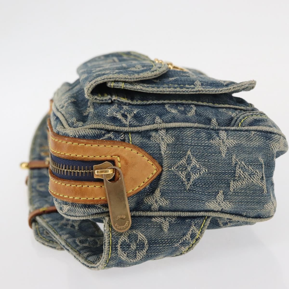 Louis Vuitton Bum Bag Denim Blue Denim_Jeans Shoulder Bag Bag (Pre-Owned)